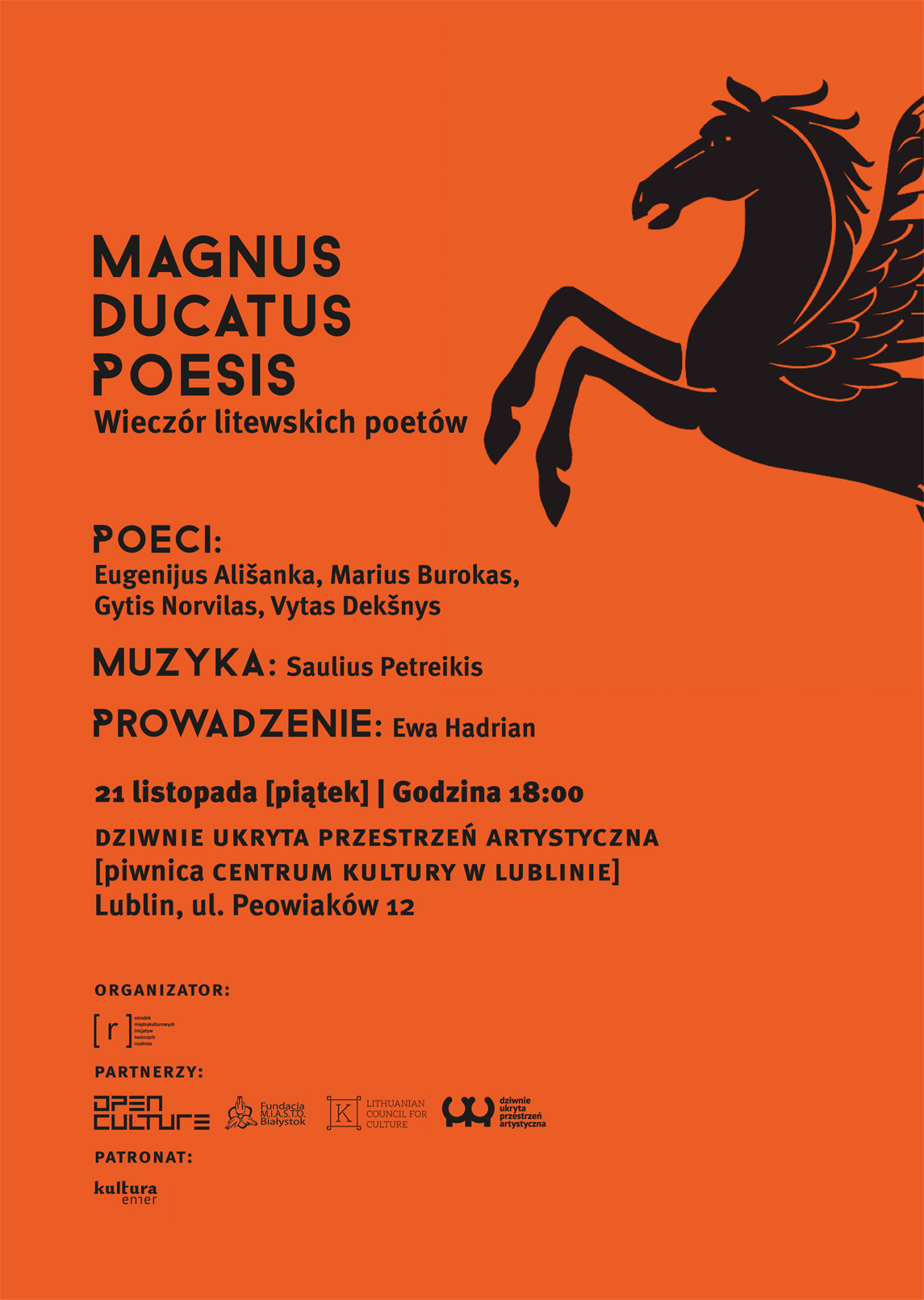Magnus Ducatus Poesis. Wieczór litewskich poetów