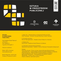 SZTUKA W PRZESTRZENI PUBLICZNEJ / Kraków 2024/ debata